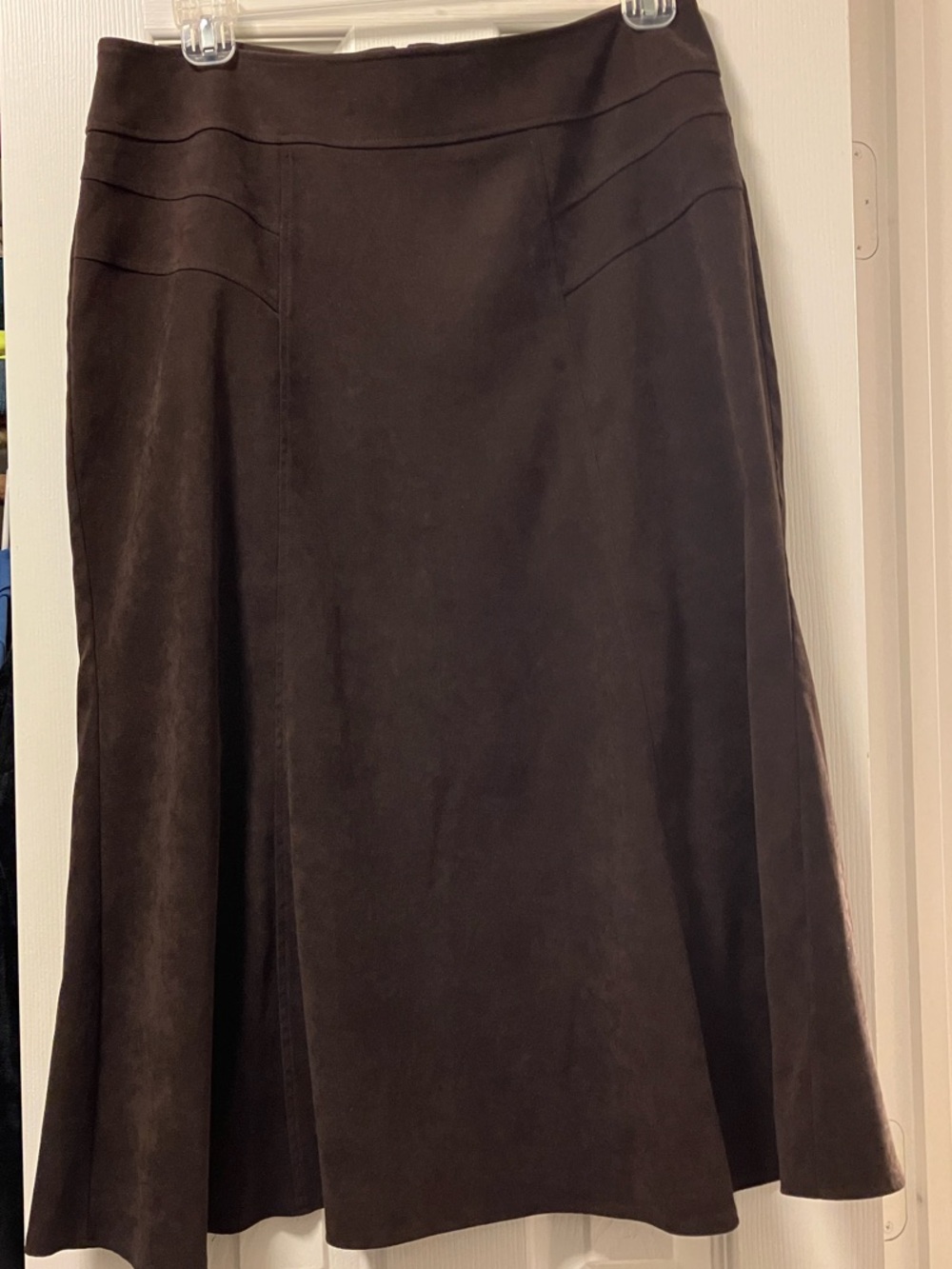Cato Chocolate Brown A-Line Skirt